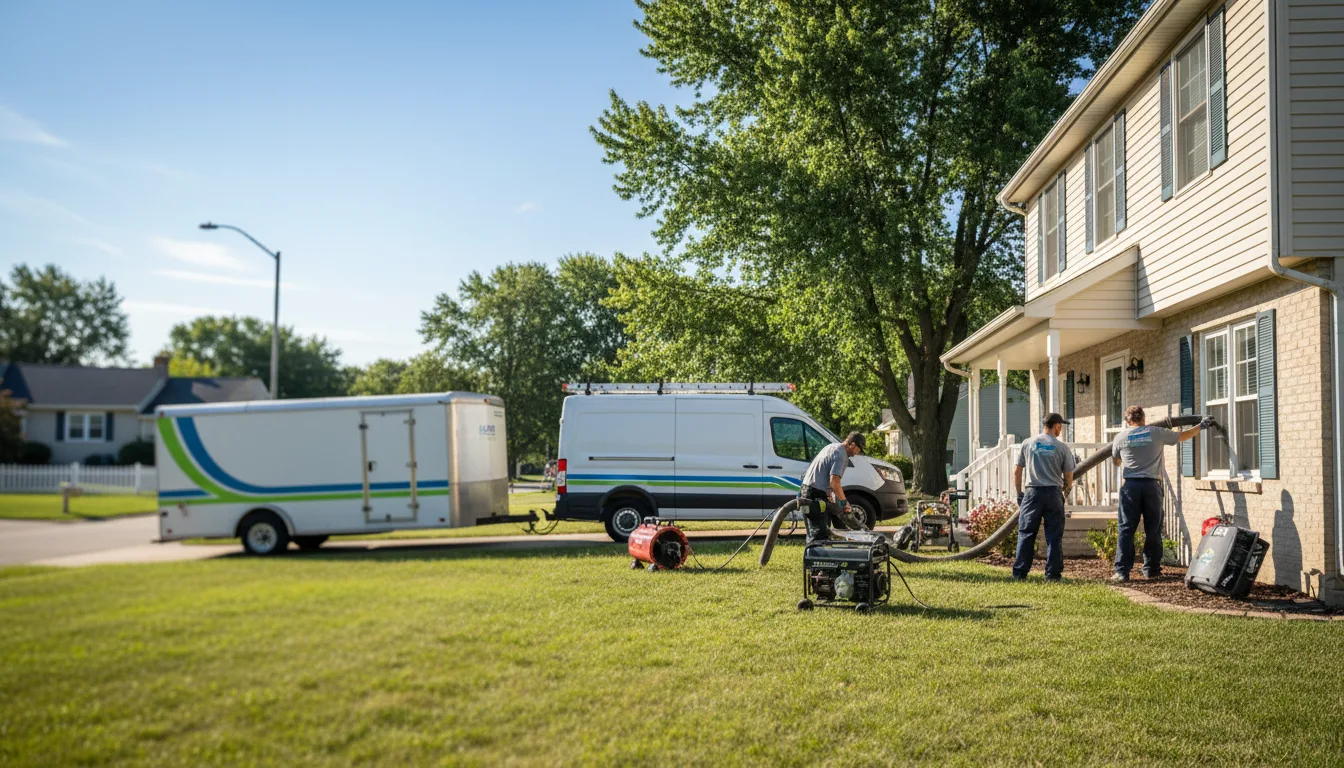 Flooded Basement Restoration And Cleanup With Repair in Sherman, NY near me